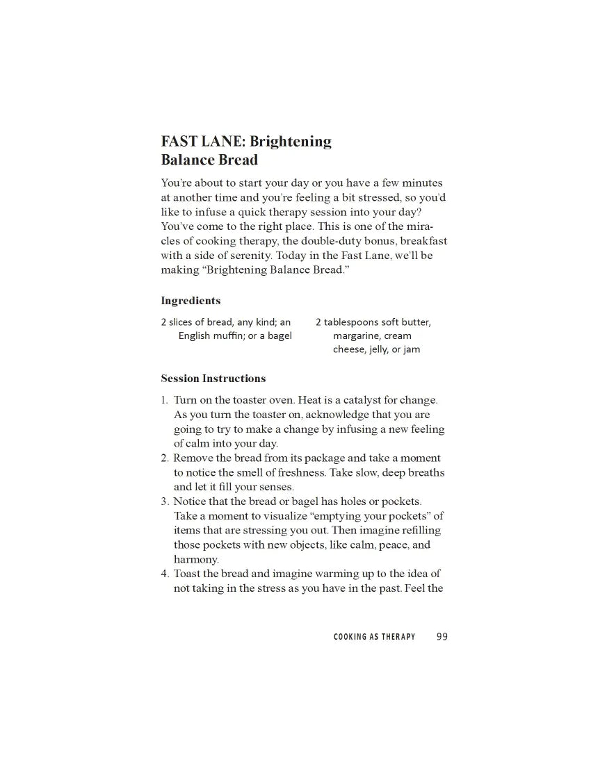 Cooking as Therapy US - Hardback