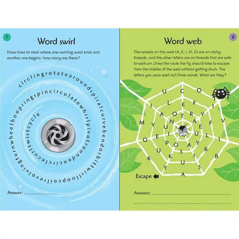 99 word puzzles Usborne