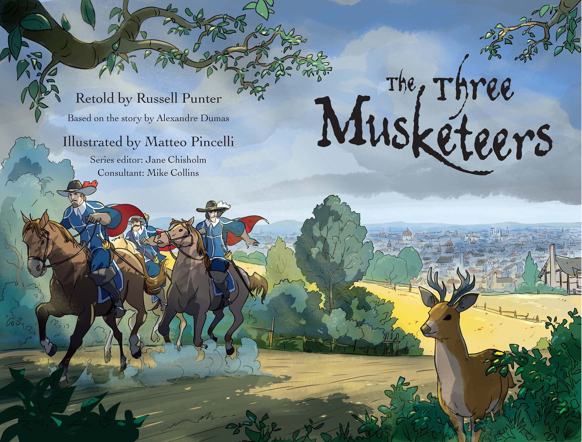 Three Musketeers Graphic Novel interior 1 (ISBN 9781474938112) [onix-asset:473e832960981ee161a949b326760896ce94980a159ab34200d8e03e3f7b5847]