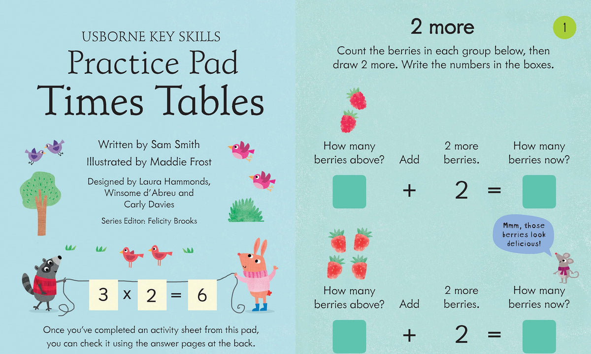 Times Tables Practice Pad 5-6 interior 1 (ISBN 9781474953337) [onix-asset:c7df247ea1a90f3ab57aac92642da4f383220bf974188383942729430db0d70e]