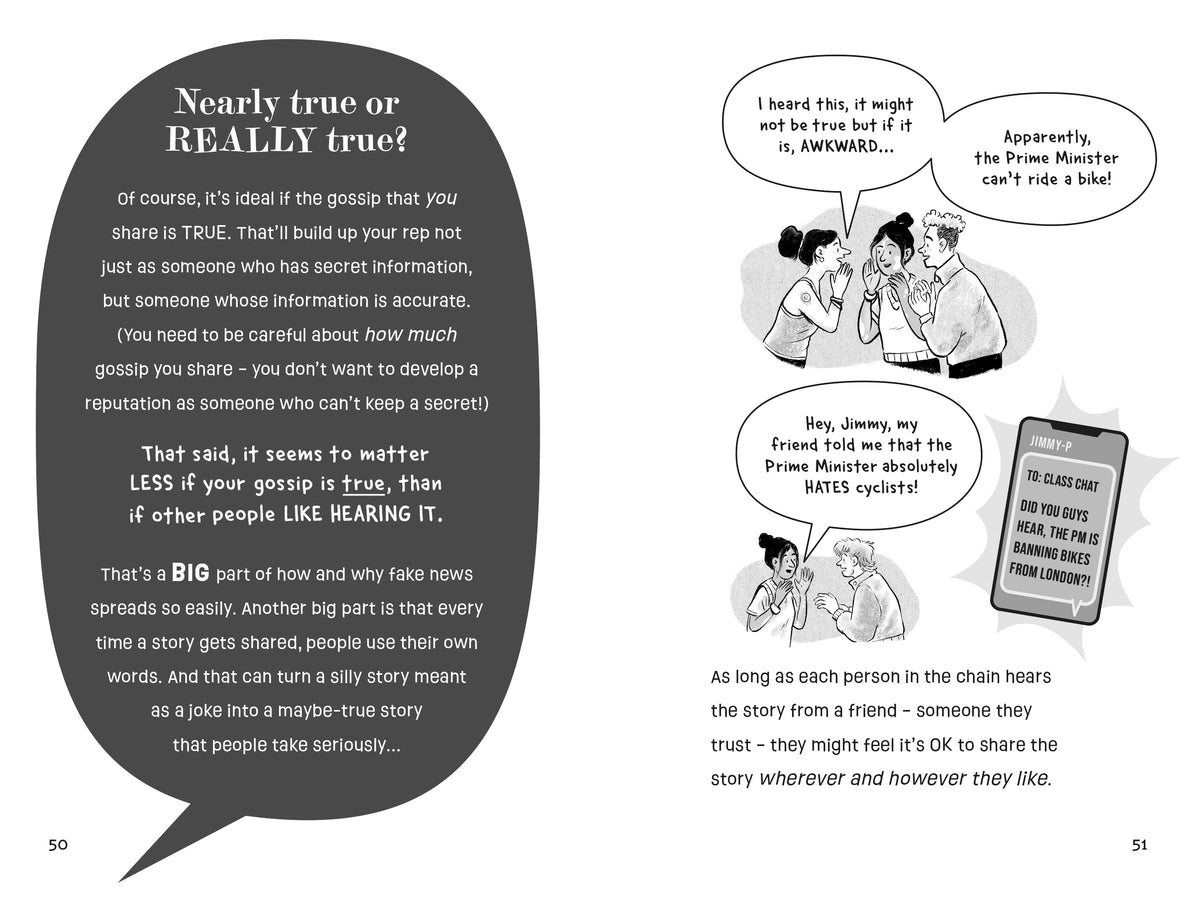 Fake News And How To Spot It interior 1 (ISBN 9781836040606) [onix-asset:d6d1d0d76c3186d86e3ffd5ff01f3369e7cdeb855035c870f9b7f9f41f0a90c9]