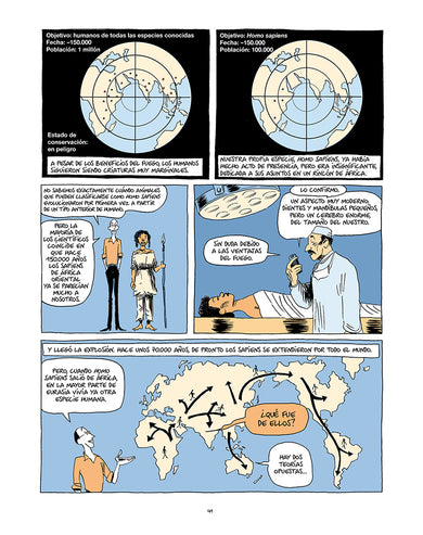 Sapiens: Volumen 1: El nacimiento de la humanidad (Edición gráfica) / Sapiens: A Graphic History: The Birth of Humankind interior 3 (ISBN 9788418006814) [onix:a0a94d00e8bb47df0f2029ac41e386b9]