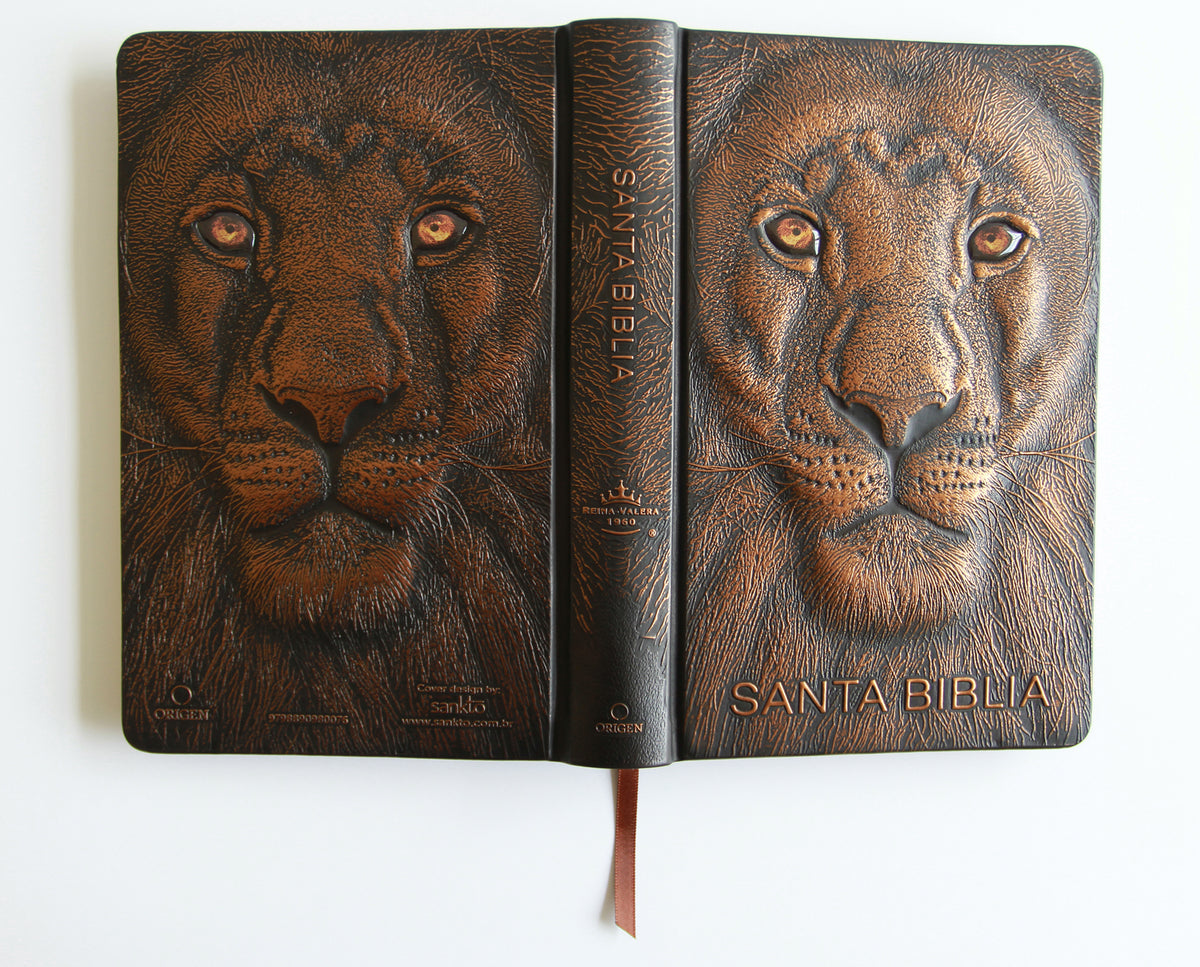 Biblia RVR 1960 Letra grande León de Judá edición especial bronce / Spanish Bible RVR 1960 Large Print Imitation Leather Lion of Judah Special Edition interior 3 (ISBN 9798890980076) [onix:d10afb840ef6435c60aecc9c84fa6d3b]