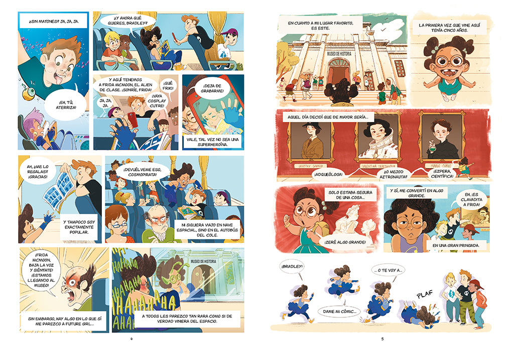 Frida McMoon y los aprendices del tiempo / Frida McMoon and the Apprentices of Time. Frida McMoon 1 interior 1 (ISBN 9788402425812) [onix:65a9d7ed4c397e2f25b7686f33c09019]