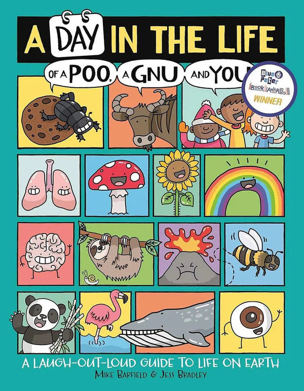 A Day in the Life of a Poo, a Gnu and You (Winner of the Blue Peter Book Award 2021)-Children’s / Teenage general interest: Science and technology-買書書 BuyBookBook