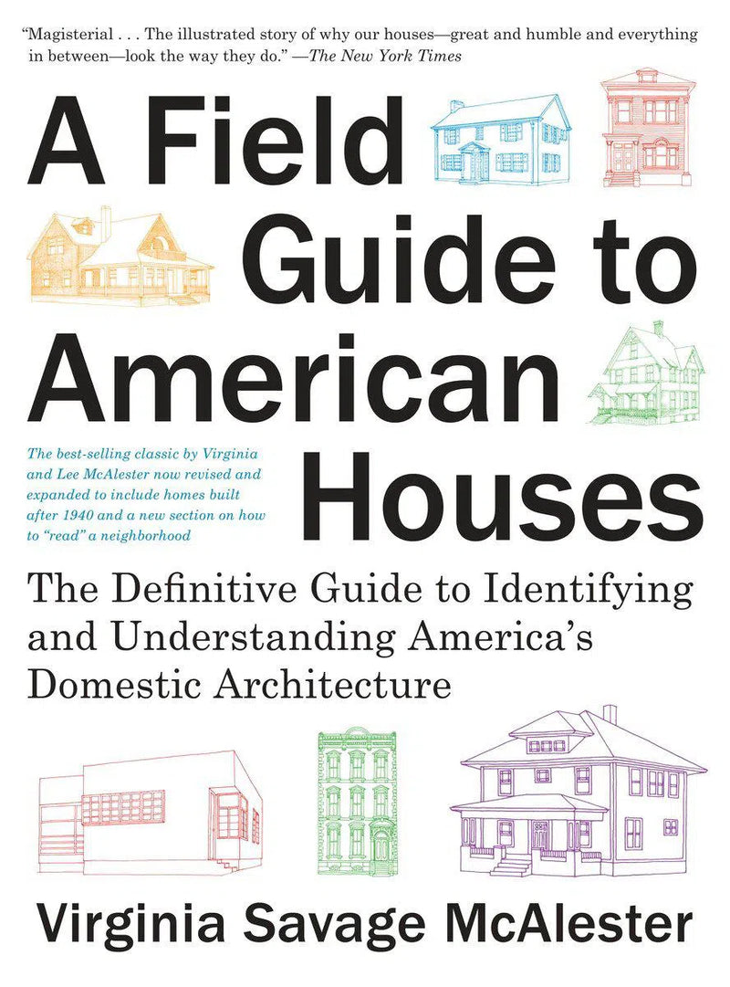 A Field Guide to American Houses (Revised)-Design/ fashion/ architecture/ illustration-買書書 BuyBookBook