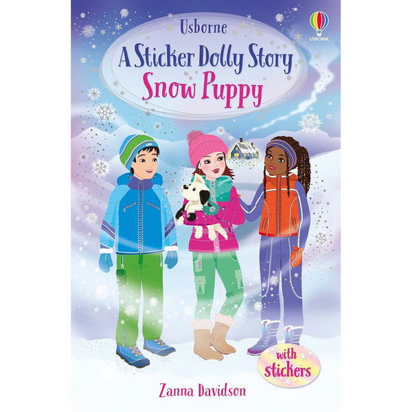 A Sticker Dolly Story: Snow Puppy (Zanna Davidson) (with Stickers)-Fiction: 歷險科幻 Adventure & Science Fiction-買書書 BuyBookBook