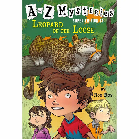 A to Z Mysteries Super Edition #14 Leopard on the Loose - 買書書 BuyBookBook