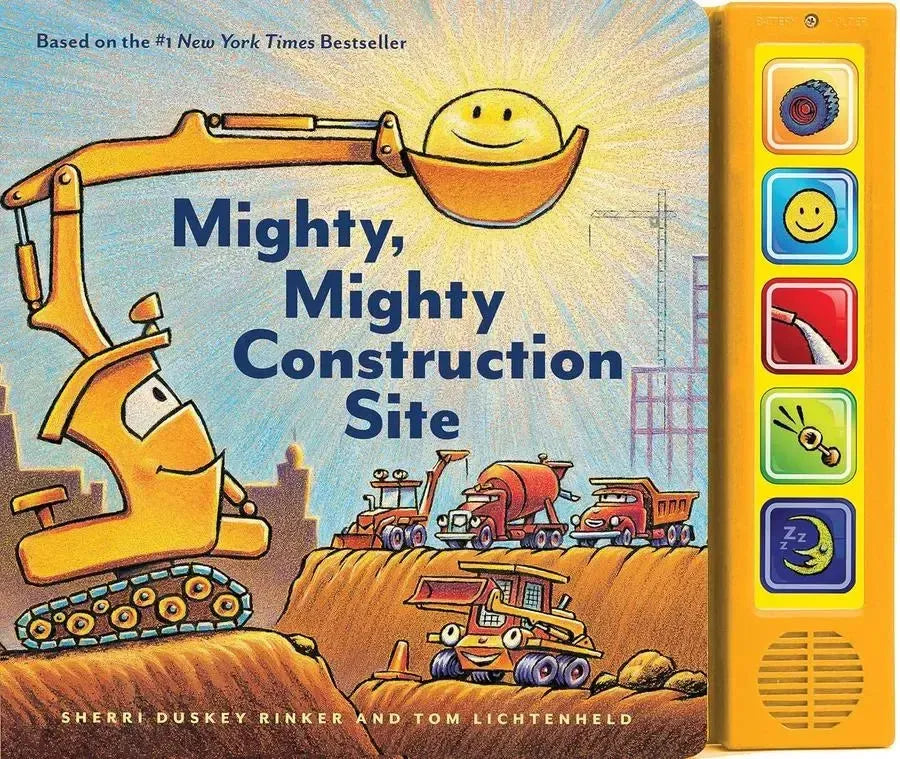 Mighty, Mighty Construction Site Sound Book-Children’s / Teenage fiction: General and modern fiction-買書書 BuyBookBook