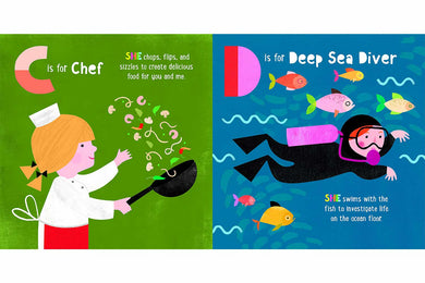 ABC for Me: ABC What Can She Be?-Nonfiction: 學前基礎 Preschool Basics-買書書 BuyBookBook