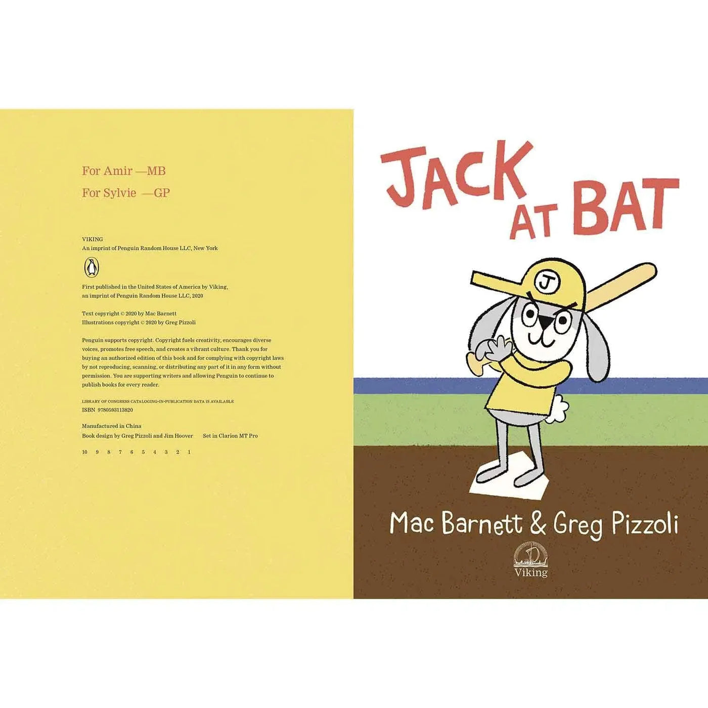 Jack Book, A #03 Jack at Bat (Hardcover) (Mac Barnett) PRHUS