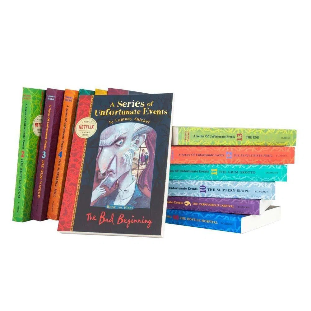 A Series of Unfortunate Events (正版) 13-book Complete Bundle