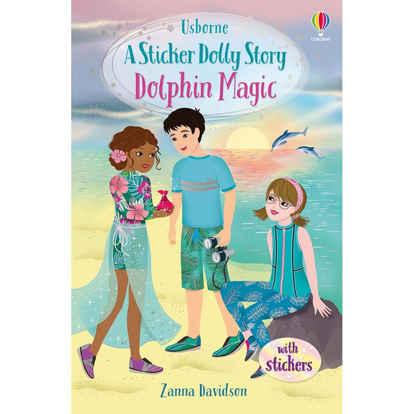 A Sticker Dolly Story: Dolphin Magic (Zanna Davidson) (with Stickers)-Fiction: 歷險科幻 Adventure & Science Fiction-買書書 BuyBookBook