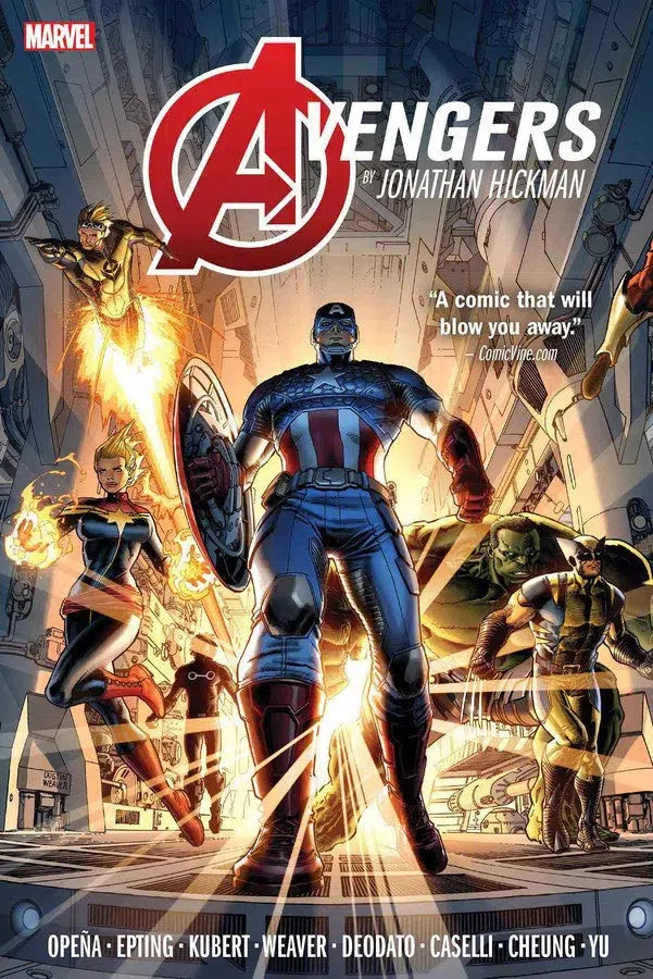 AVENGERS BY JONATHAN HICKMAN OMNIBUS VOL. 1 [NEW PRINTING]-Graphic novel / Comic book / Manga: genres-買書書 BuyBookBook