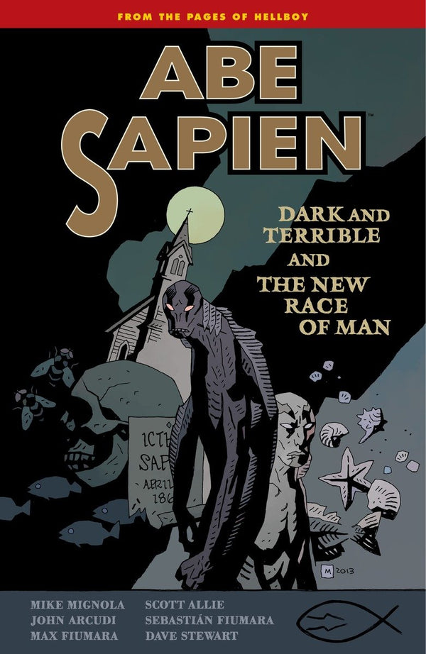 Abe Sapien Volume 3: Dark and Terrible and the New Race of Man-Graphic novel / Comic book / Manga: genres-買書書 BuyBookBook