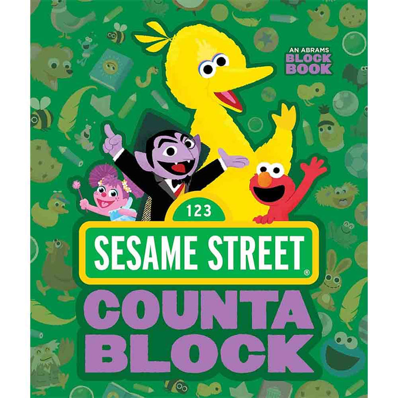 Abrams Block - Sesame Street Countablock (Board Book) - 買書書 BuyBookBook