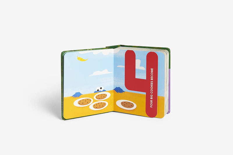 Abrams Block - Sesame Street Countablock (Board Book) - 買書書 BuyBookBook