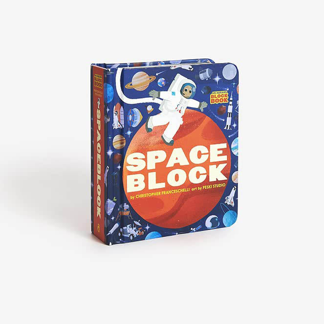 Abrams Block - Spaceblock (Board Book) - 買書書 BuyBookBook