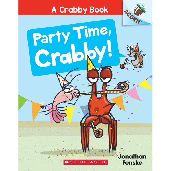 Crabby Book, A #06 Party Time, Crabby! (Acorn)-Fiction: 橋樑章節 Early Readers-買書書 BuyBookBook