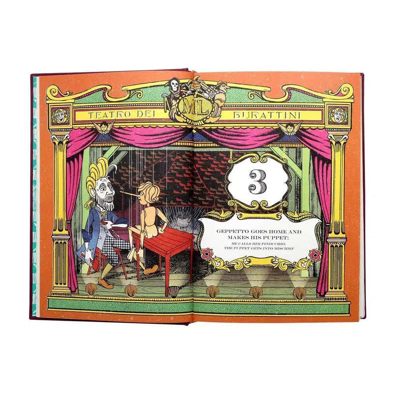 Adventures of Pinocchio, The MinaLima Edition (Hardback) Harpercollins US