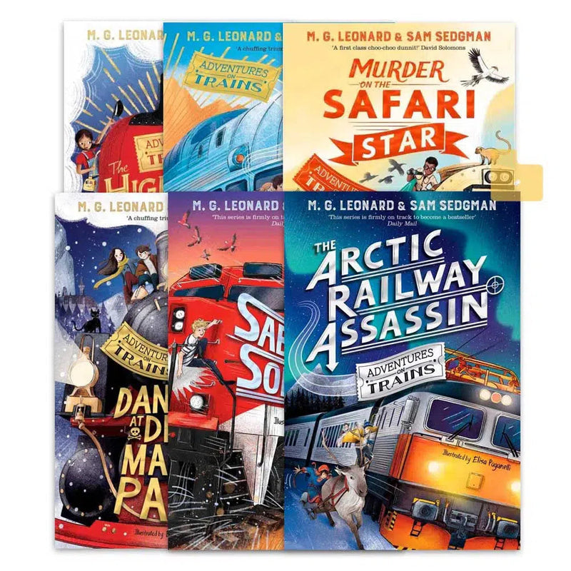 Adventures on Trains Bundle (M. G. Leonard)-Fiction: 歷險科幻 Adventure & Science Fiction-買書書 BuyBookBook