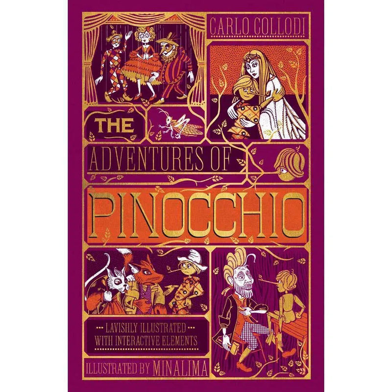 Adventures of Pinocchio, The MinaLima Edition (Hardback) Harpercollins US