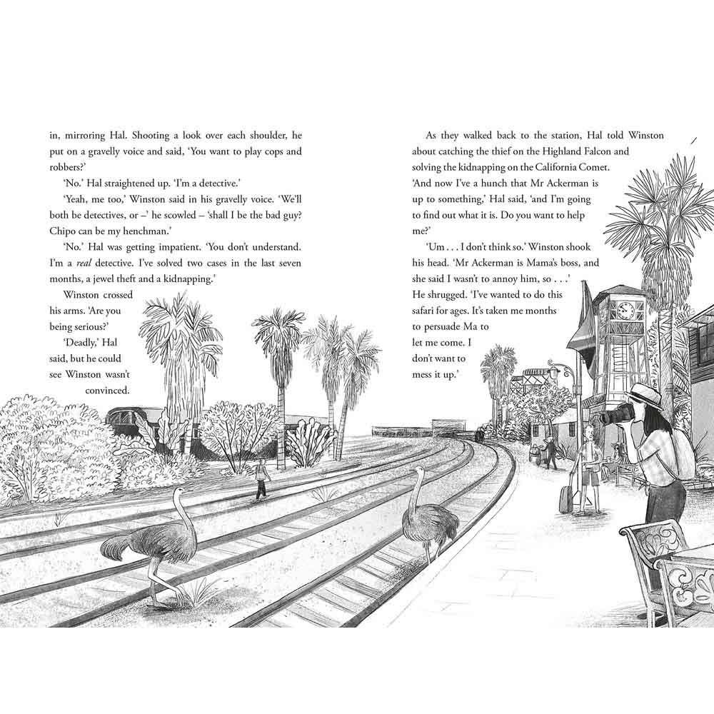 Adventures on Trains #3 Murder on the Safari Star (UK)(M. G. Leonard) Macmillan UK