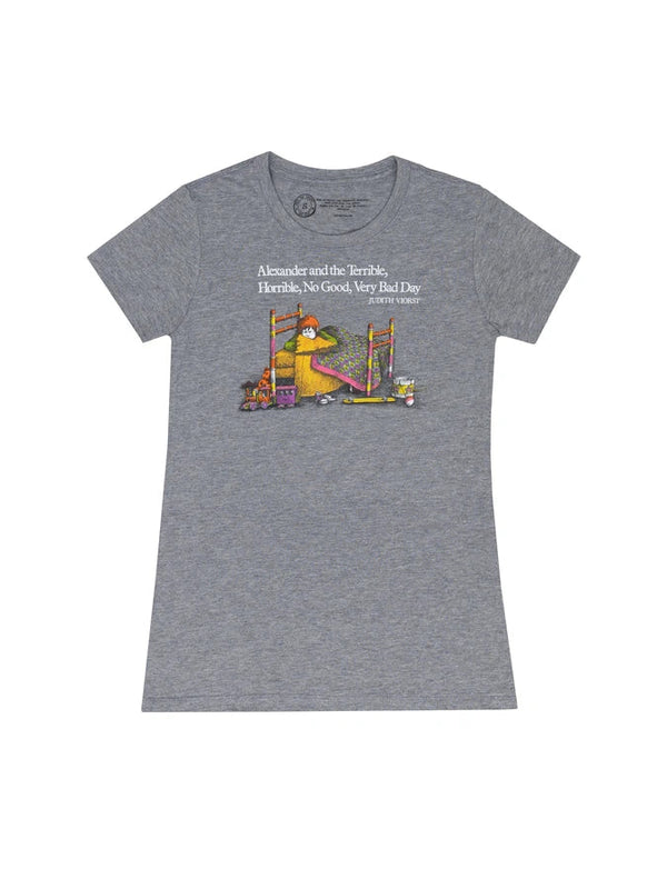 Alexander and the Terrible, Horrible, No Good, Very Bad Day Women's Crew T-Shirt Medium-Stationery items-買書書 BuyBookBook