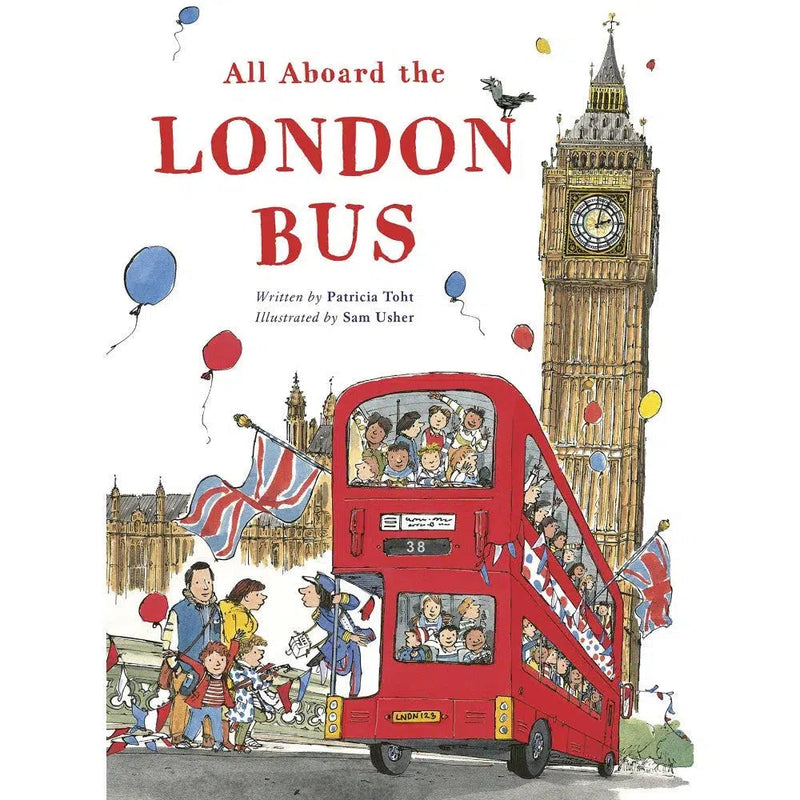 All Aboard the London Bus (Patricia Toht)-Fiction: 兒童繪本 Picture Books-買書書 BuyBookBook