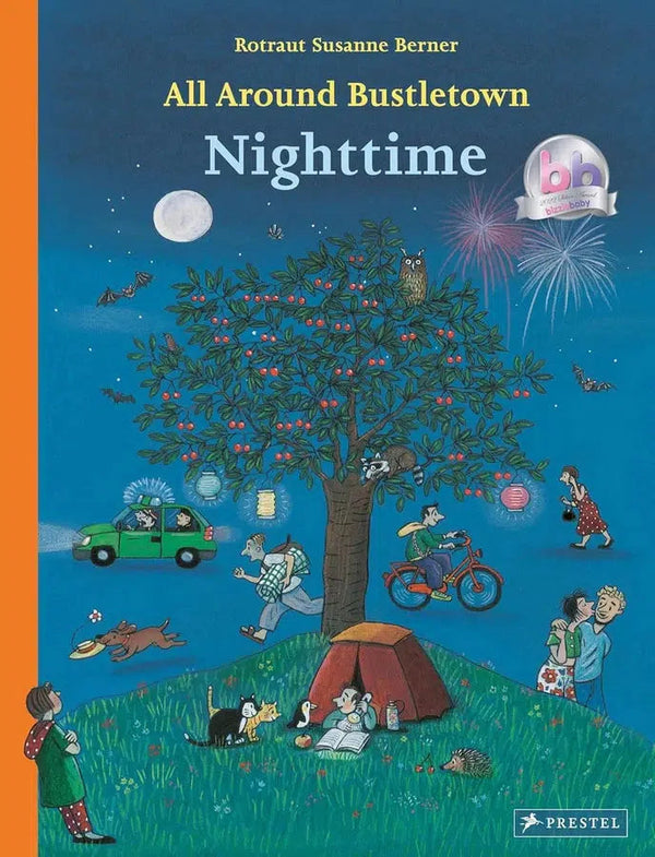 All Around Bustletown: Nighttime (Rotraut Susanne Berner)-Fiction: 兒童繪本 Picture Books-買書書 BuyBookBook