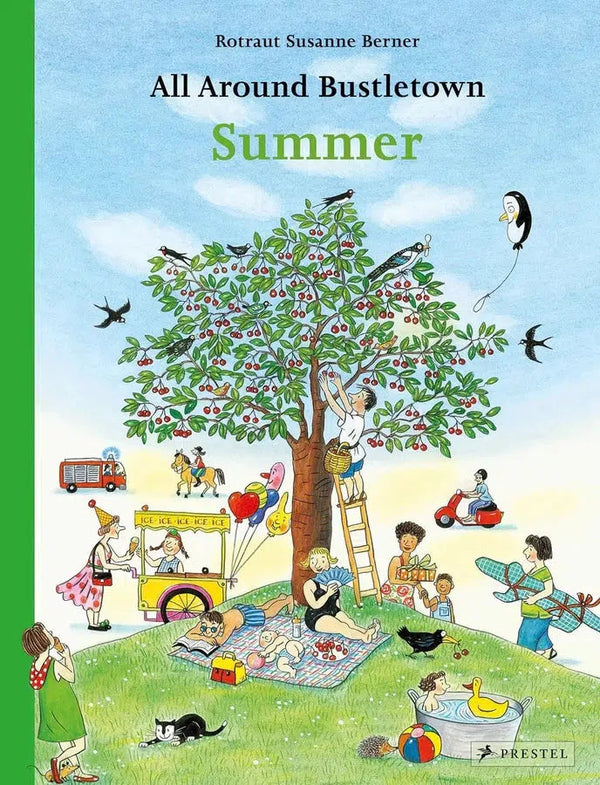 All Around Bustletown: Summer (Rotraut Susanne Berner)-Fiction: 兒童繪本 Picture Books-買書書 BuyBookBook