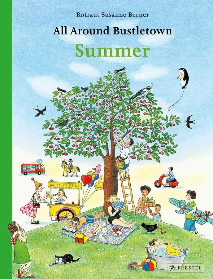 All Around Bustletown: Summer (Rotraut Susanne Berner)-Fiction: 兒童繪本 Picture Books-買書書 BuyBookBook