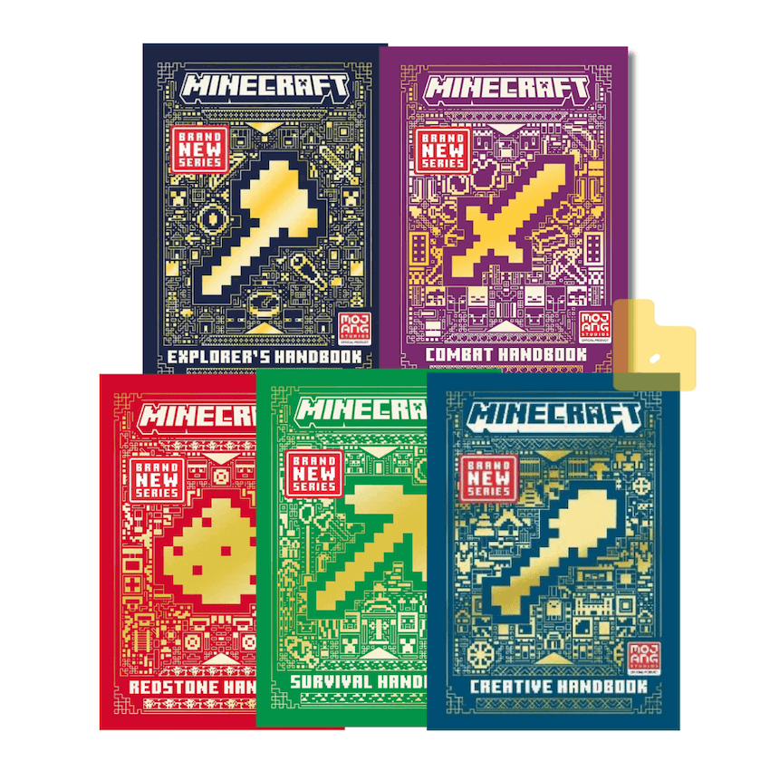 All New Official Minecraft Handbook Bundle (Mojang AB)-Children’s / Teenage general interest: Hobbies/ quizzes/ toys and games-買書書 BuyBookBook