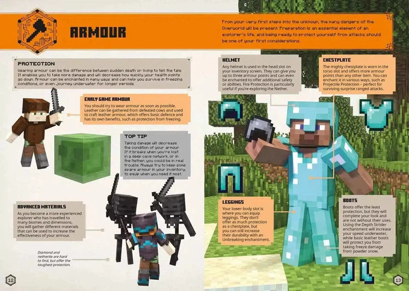 All New Official Minecraft Explorer’s Handbook (Mojang AB)-Nonfiction: 興趣遊戲 Hobby and Interest-買書書 BuyBookBook