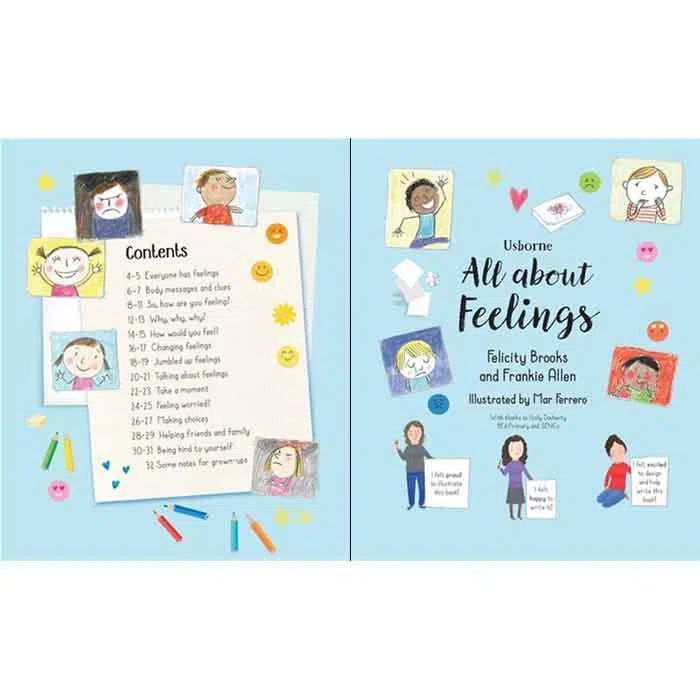 All about Feelings (Hardback) Usborne