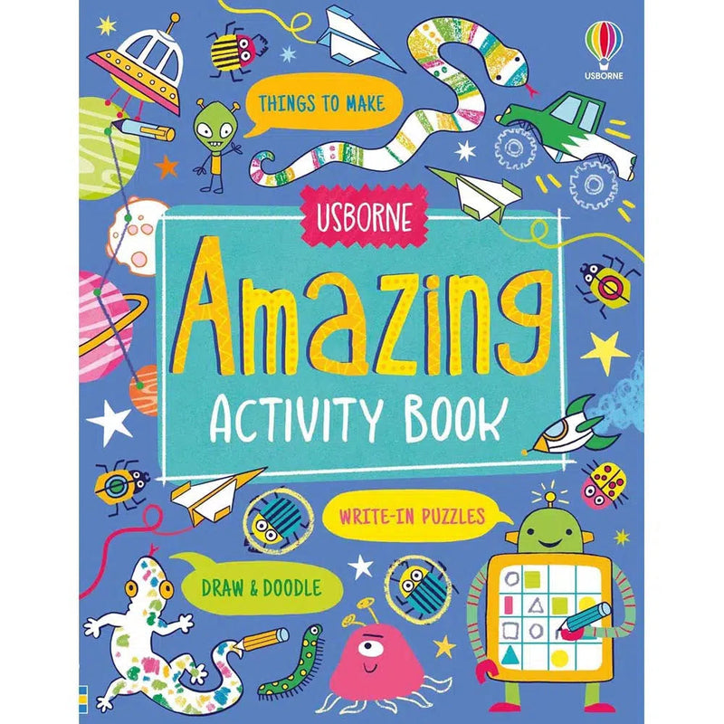 Amazing Activity Book (Usborne)-Activity: 益智解謎 Puzzle & Quiz-買書書 BuyBookBook