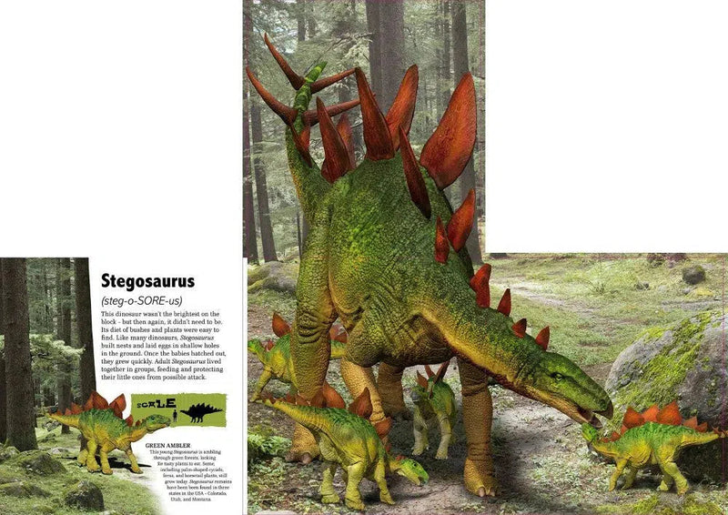 Amazing Giant Dinosaurs: Enter the Colourful World of Dinosaurs-Nonfiction: 動物植物 Animal & Plant-買書書 BuyBookBook