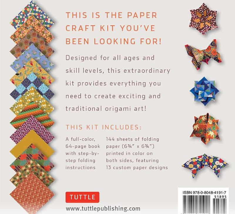 Amazing Origami Kit: Traditional Japanese Folding Papers and Projects [144 Origami Papers with Book, 17 Projects] (Tuttle Studio)-Activity: 創作手工 Creating & Crafting-買書書 BuyBookBook