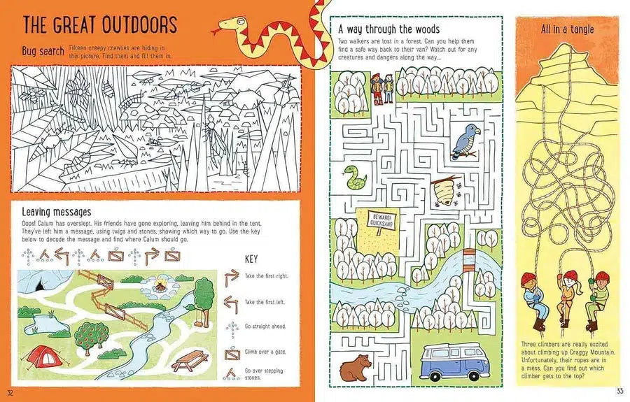 Amazing Activity Book (Usborne)-Activity: 益智解謎 Puzzle & Quiz-買書書 BuyBookBook