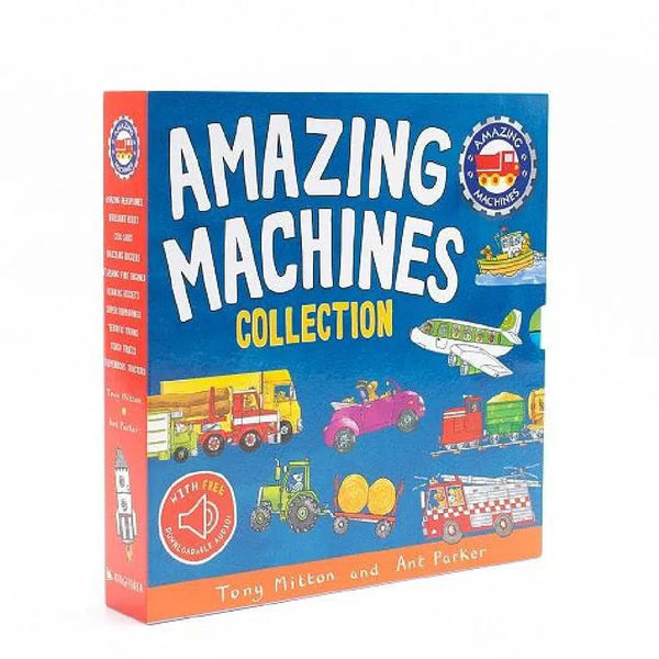 Amazing Machines 10-Book with QR Code Audio-Fiction: 兒童繪本 Picture Books-買書書 BuyBookBook