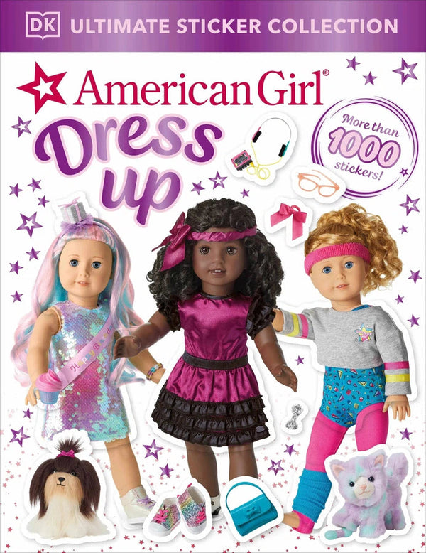 American Girl Dress Up Ultimate Sticker Collection-Children’s interactive and activity books and kits-買書書 BuyBookBook