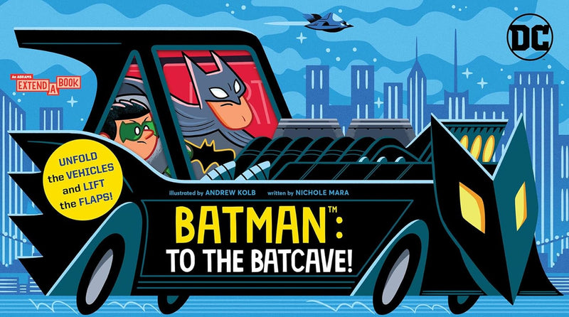 An Abrams Extend-a-Book Batman: To the Batcave! (Nichole Mara)-Children’s Early years / early learning concepts-買書書 BuyBookBook