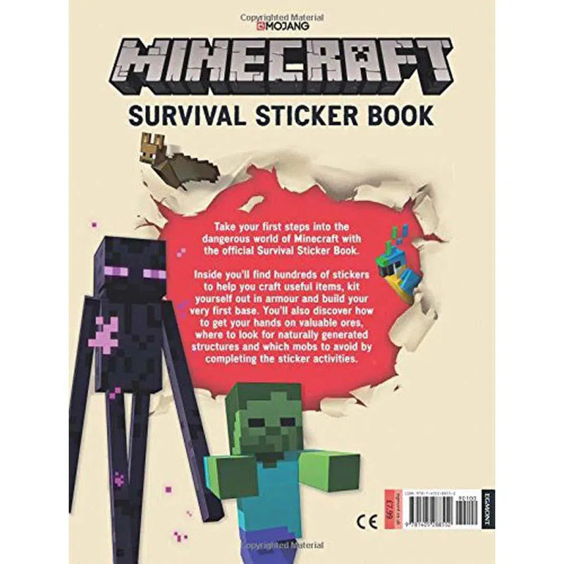 An Official Minecraft Book From Mojang - Minecraft Survival Sticker Book (Paperback) Harpercollins (UK)