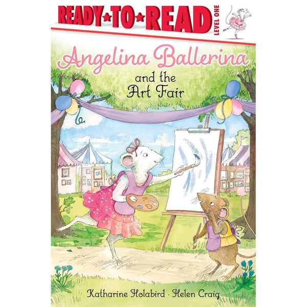 Angelina Ballerina and the Art Fair (Ready-to-Read L1）-Fiction: 兒童繪本 Picture Books-買書書 BuyBookBook