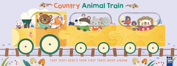 Animal Train: Countryside-Children’s interactive and activity books and kits-買書書 BuyBookBook