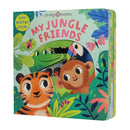 Animal Peep-Through- My Jungle Friends (Board Book)-Fiction: 兒童繪本 Picture Books-買書書 BuyBookBook