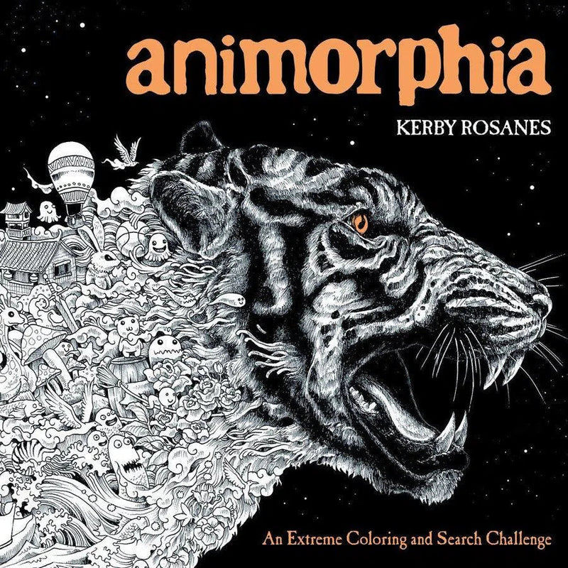 Animorphia-Adult colouring and activity books-買書書 BuyBookBook