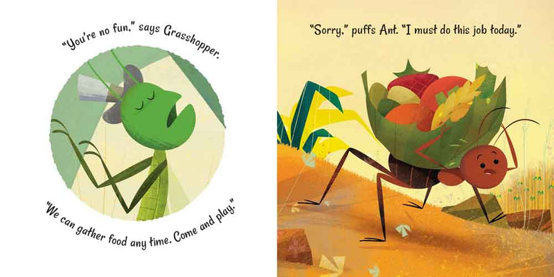 Little Board Book: Ant and the Grasshopper, The - 買書書 BuyBookBook