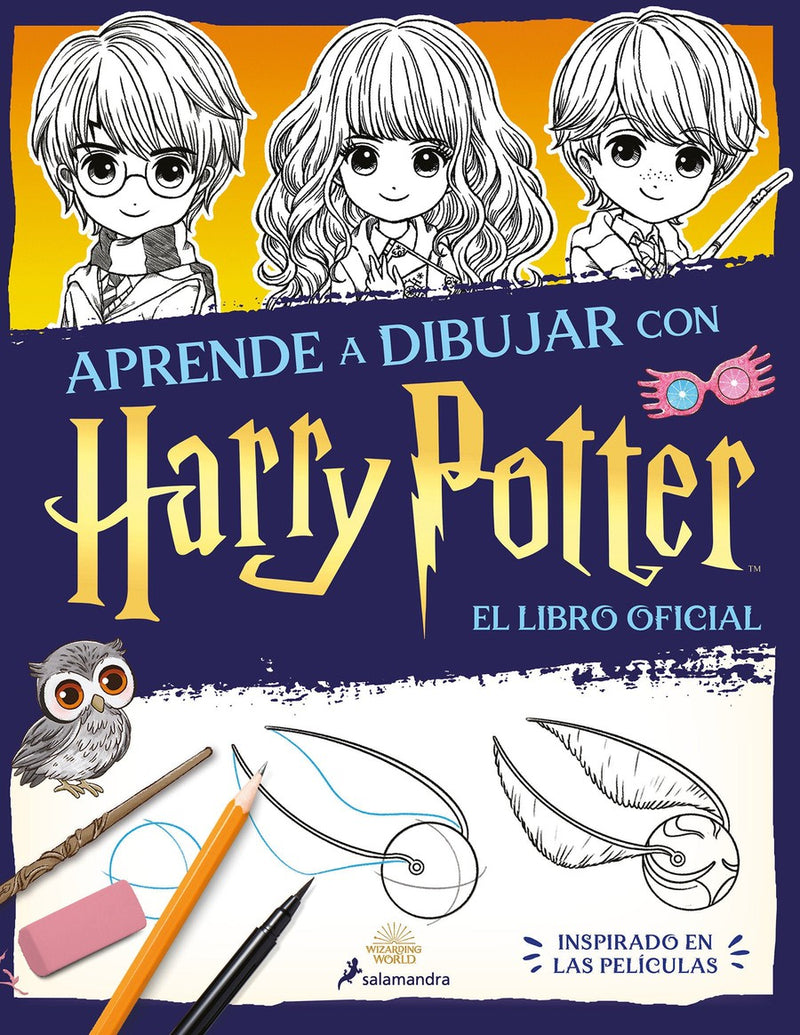 Aprende a dibujar con Harry Potter (libro oficial). Inspirado en las películas / The Official Harry Potter How to Draw-Children’s interactive and activity: drawing, colouring and painting-買書書 BuyBookBook