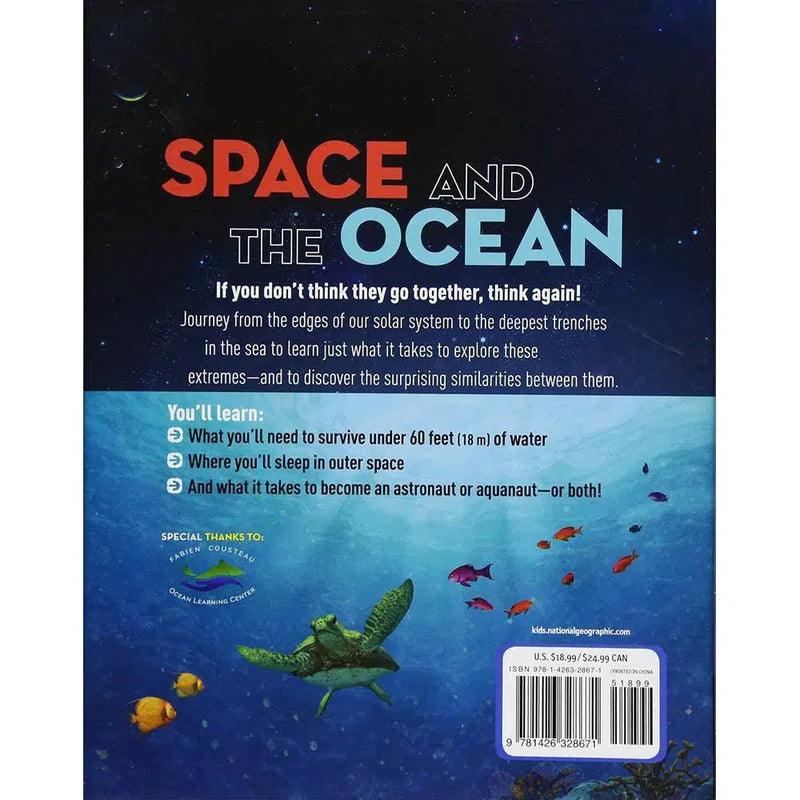 NGK: Astronaut-Aquanaut: How Space Science and Sea Science Interact (Hardback) National Geographic